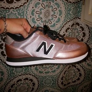 Metallic rose gold new balance